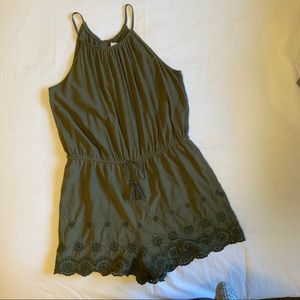 Olive Green Romper